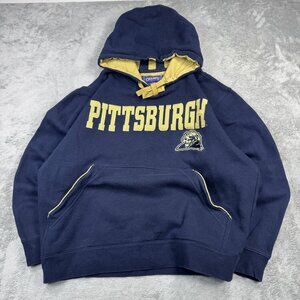Vintage Champs University of Pittsburgh Panthers Hoodie Collegiate Sweatshirt L